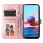 Custodia per telefono in pelle di girasole goffrata, For Xiaomi Redmi Note 10 4G / Note 10S 4G, For Xiaomi Redmi Note 10 5G, For Xiaomi Redmi Note 10 Pro / Note 10 Pro Max, For Xiaomi Redmi Note 11 5G  / Poco M4 Pro 5G