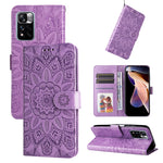 Custodia per telefono in pelle di girasole goffrata, For Xiaomi Redmi Note 11E, For Xiaomi Redmi Note 11 Pro 5G, For Xiaomi Redmi Note 11 Pro 4G Foreign Version / 5G, For Xiaomi Redmi Note 11S / Note 11 4G Foreign Version