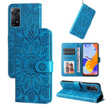 Custodia per telefono in pelle di girasole goffrata, For Xiaomi Redmi Note 11E, For Xiaomi Redmi Note 11 Pro 5G, For Xiaomi Redmi Note 11 Pro 4G Foreign Version / 5G, For Xiaomi Redmi Note 11S / Note 11 4G Foreign Version