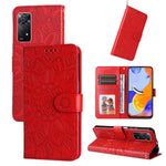 Custodia per telefono in pelle di girasole goffrata, For Xiaomi Redmi Note 11E, For Xiaomi Redmi Note 11 Pro 5G, For Xiaomi Redmi Note 11 Pro 4G Foreign Version / 5G, For Xiaomi Redmi Note 11S / Note 11 4G Foreign Version