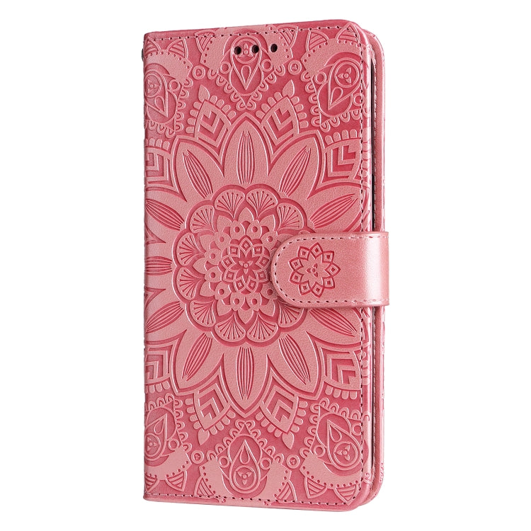 Custodia per telefono in pelle di girasole goffrata, For Xiaomi Poco M4 Pro 4G, For Xiaomi Poco X4 Pro 5G, For Xiaomi 11T / 11T Pro, For Xiaomi 12 Lite