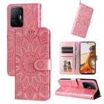 Custodia per telefono in pelle di girasole goffrata, For Xiaomi Poco M4 Pro 4G, For Xiaomi Poco X4 Pro 5G, For Xiaomi 11T / 11T Pro, For Xiaomi 12 Lite