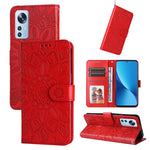 Custodia per telefono in pelle di girasole goffrata, For Xiaomi Poco M4 Pro 4G, For Xiaomi Poco X4 Pro 5G, For Xiaomi 11T / 11T Pro, For Xiaomi 12 Lite