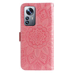 Custodia per telefono in pelle di girasole goffrata, For Xiaomi 12 Pro, For Xiaomi 12 / 12X, For Xiaomi Poco M3 / Redmi 9T / Redmi 9 Power, For Xiaomi Poco X3 NFC