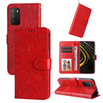 Custodia per telefono in pelle di girasole goffrata, For Xiaomi 12 Pro, For Xiaomi 12 / 12X, For Xiaomi Poco M3 / Redmi 9T / Redmi 9 Power, For Xiaomi Poco X3 NFC