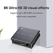 Interruttore bidirezionale P80 8K Ultra HD DP1.4