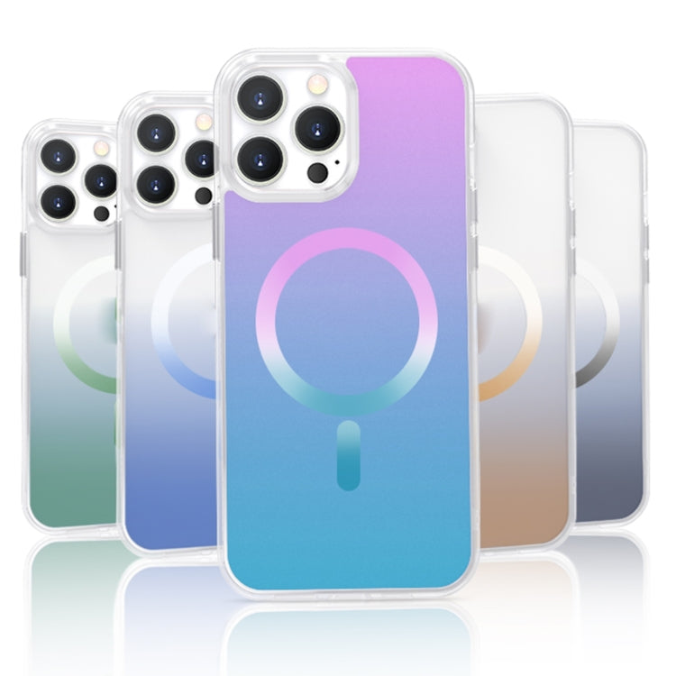Custodia per telefono magnetica Gradient Magsafe, For iPhone 14, For iPhone 14 Plus, For iPhone 14 Pro, For iPhone 14 Pro Max