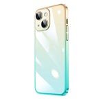 Custodia per telefono sfumato PC elettrolitico trasparente, For iPhone 14, For iPhone 14 Plus, For iPhone 14 Pro, For iPhone 14 Pro Max