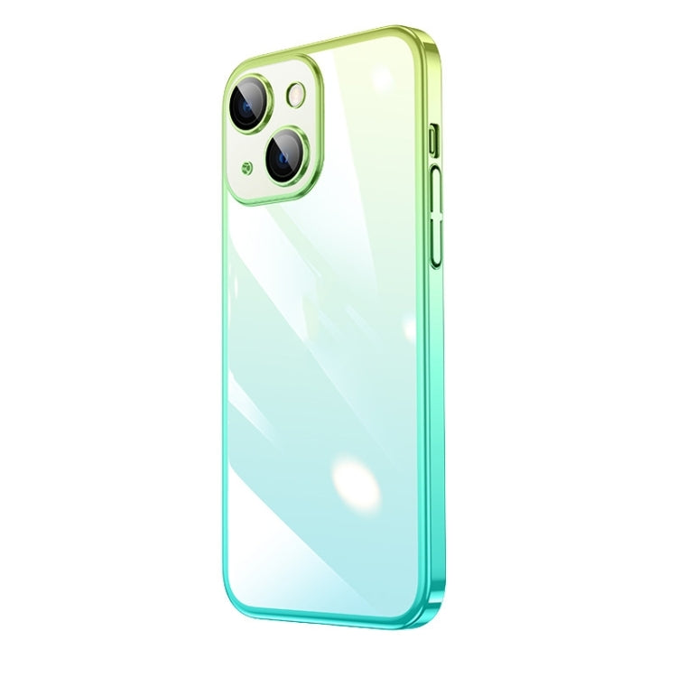 Custodia per telefono sfumato PC elettrolitico trasparente, For iPhone 14, For iPhone 14 Plus, For iPhone 14 Pro, For iPhone 14 Pro Max