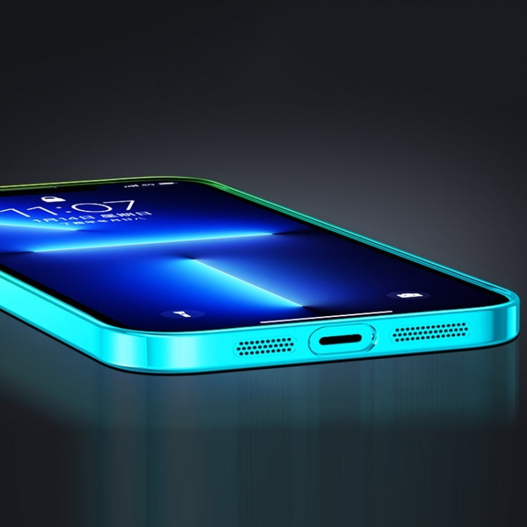Custodia per telefono sfumato PC elettrolitico trasparente, For iPhone 14, For iPhone 14 Plus, For iPhone 14 Pro, For iPhone 14 Pro Max