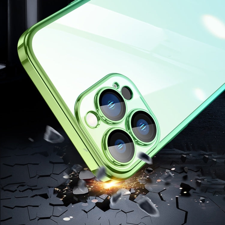 Custodia per telefono sfumato PC elettrolitico trasparente, For iPhone 14, For iPhone 14 Plus, For iPhone 14 Pro, For iPhone 14 Pro Max