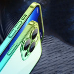 Custodia per telefono sfumato PC elettrolitico trasparente, For iPhone 14, For iPhone 14 Plus, For iPhone 14 Pro, For iPhone 14 Pro Max