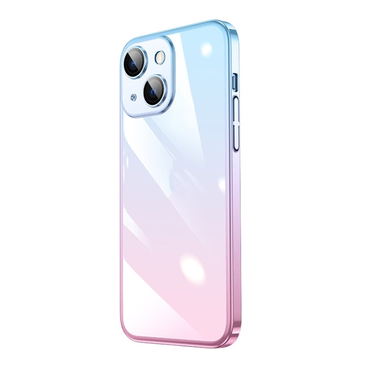 Custodia per telefono sfumato PC elettrolitico trasparente, For iPhone 14, For iPhone 14 Plus, For iPhone 14 Pro, For iPhone 14 Pro Max