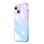 Custodia per telefono sfumato PC elettrolitico trasparente, For iPhone 14, For iPhone 14 Plus, For iPhone 14 Pro, For iPhone 14 Pro Max