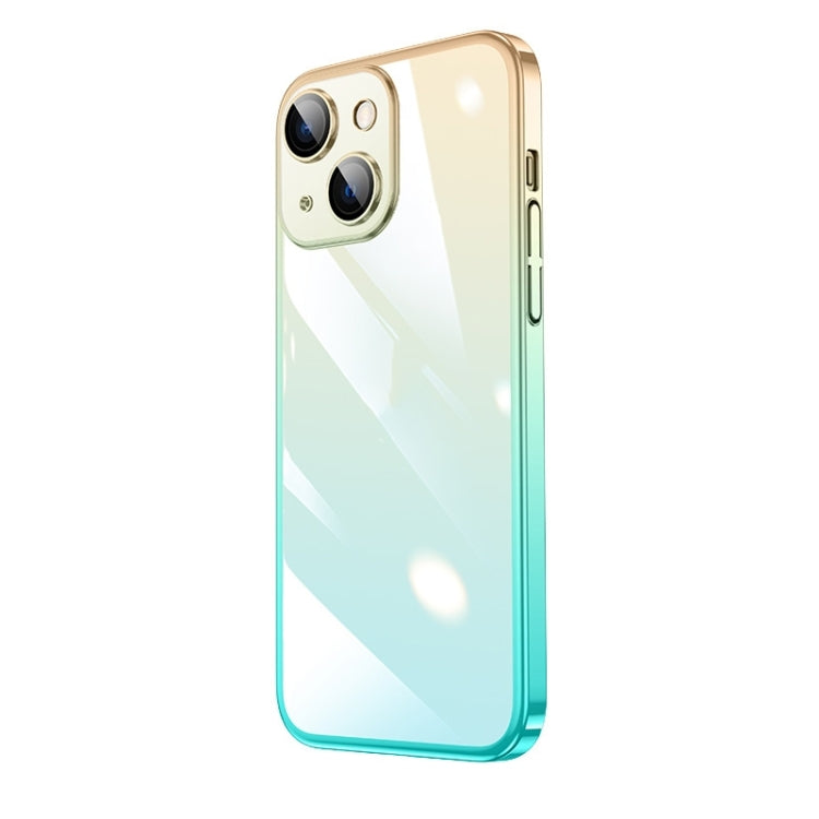 Custodia per telefono sfumato PC elettrolitico trasparente, For iPhone 14, For iPhone 14 Plus, For iPhone 14 Pro, For iPhone 14 Pro Max