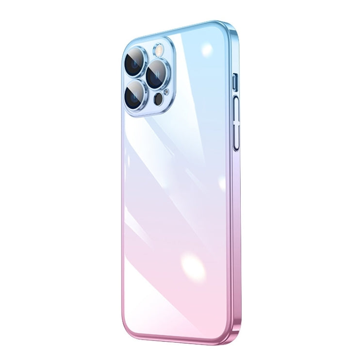 Custodia per telefono sfumato PC elettrolitico trasparente, For iPhone 14, For iPhone 14 Plus, For iPhone 14 Pro, For iPhone 14 Pro Max