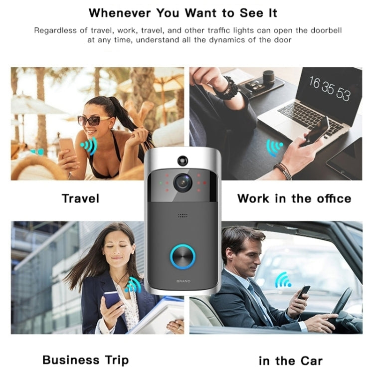 Campanello video smart M3 720P WiFi con Ding Dong