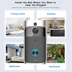 Campanello video smart M3 720P WiFi con Ding Dong