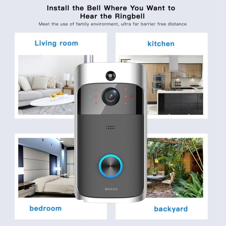 Campanello video smart M3 720P WiFi con Ding Dong