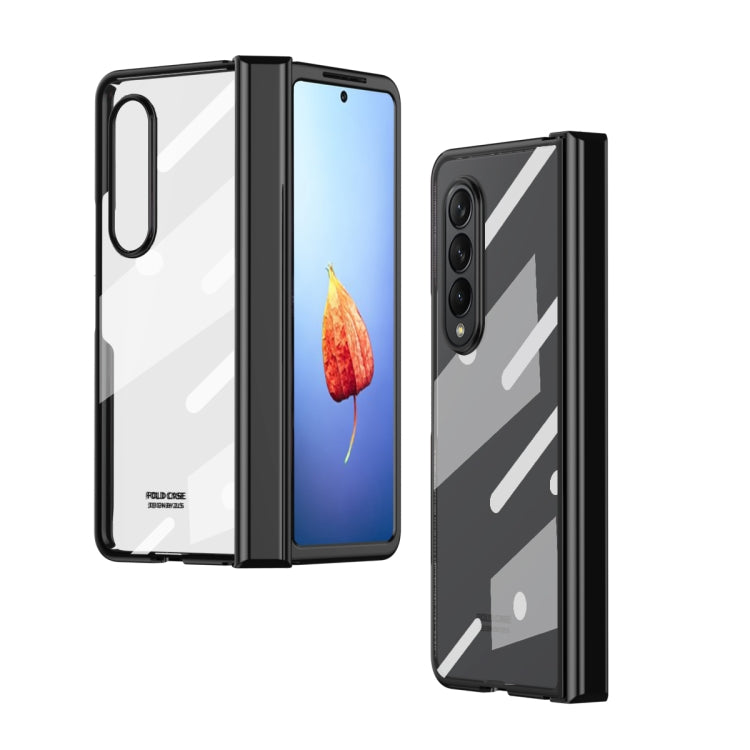 Custodia per telefono con cerniera galvanica per tutto il corpo, For Samsung Galaxy Z Fold4