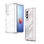 Custodia per telefono con cerniera galvanica per tutto il corpo, For Samsung Galaxy Z Fold4