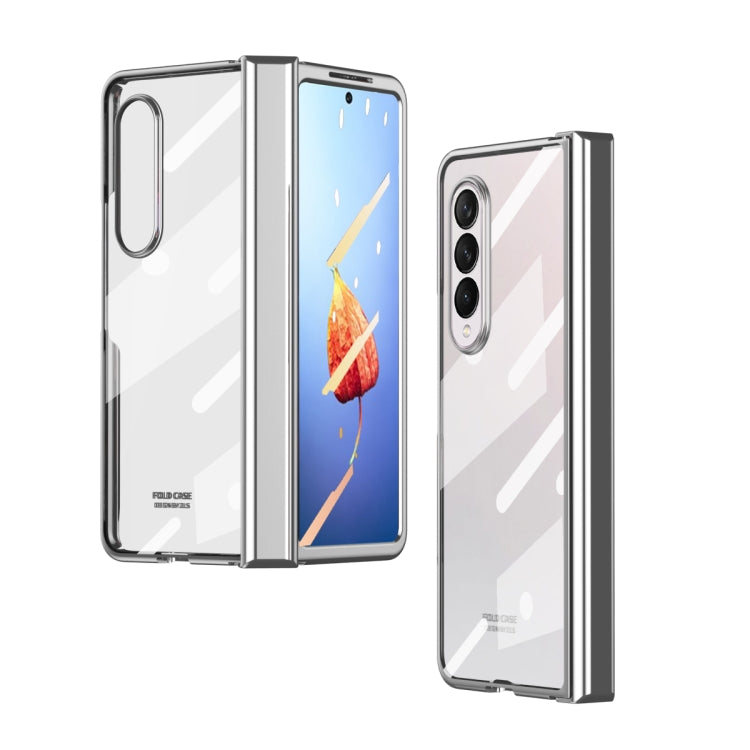 Custodia per telefono con cerniera galvanica integrata per tutto il corpo, For Samsung Galaxy Z Fold4