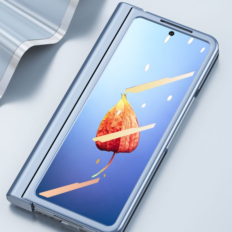 Custodia per telefono con cerniera galvanica integrata per tutto il corpo, For Samsung Galaxy Z Fold4