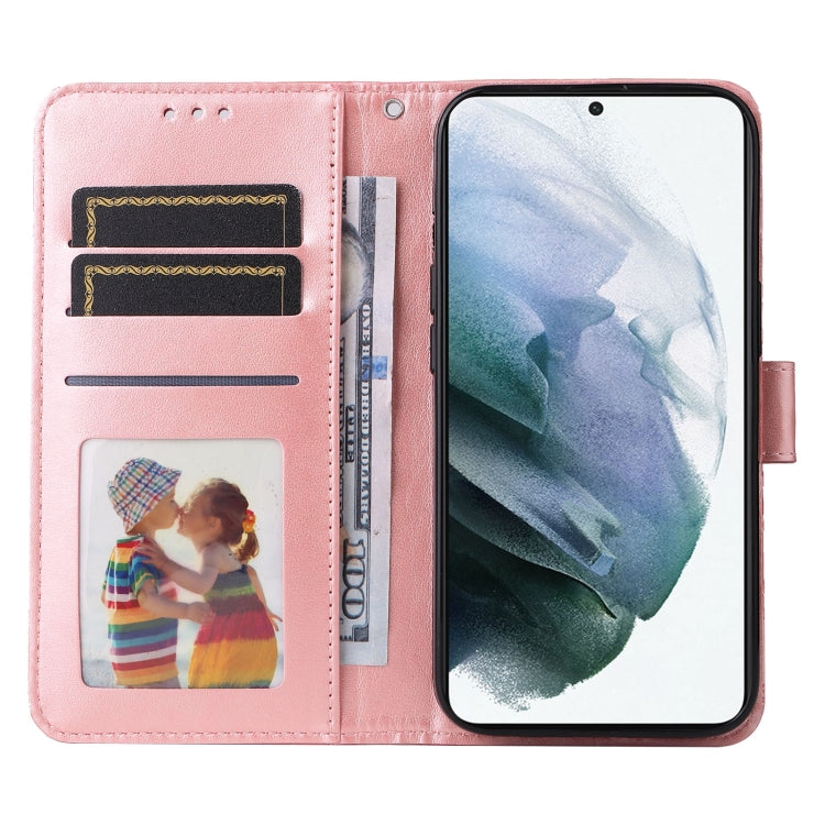 Custodia per telefono in pelle di girasole goffrata, For Samsung Galaxy S21+ 5G, For Samsung Galaxy S21 Ultra 5G, For Samsung Galaxy S21 FE 5G, For Samsung Galaxy S20