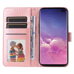 Custodia per telefono in pelle di girasole goffrata, For Samsung Galaxy S10+, For Samsung Galaxy S10e, For Samsung Galaxy A03 EU 166mm, For Samsung Galaxy A03 Global 164mm