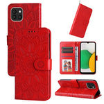 Custodia per telefono in pelle di girasole goffrata, For Samsung Galaxy S10+, For Samsung Galaxy S10e, For Samsung Galaxy A03 EU 166mm, For Samsung Galaxy A03 Global 164mm