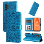 Custodia per telefono in pelle di girasole goffrata, For Samsung Galaxy A32 5G, For Samsung Galaxy A33 5G, For Samsung Galaxy A52 4G / 5G, For Samsung Galaxy A53 5G