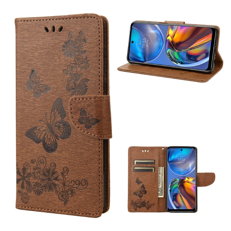 Custodia per cellulare in pelle flip orizzontale con goffratura farfalle, For Motorola Moto E32, For Samsung Galaxy A03, For Samsung Galaxy Xcover6 Pro