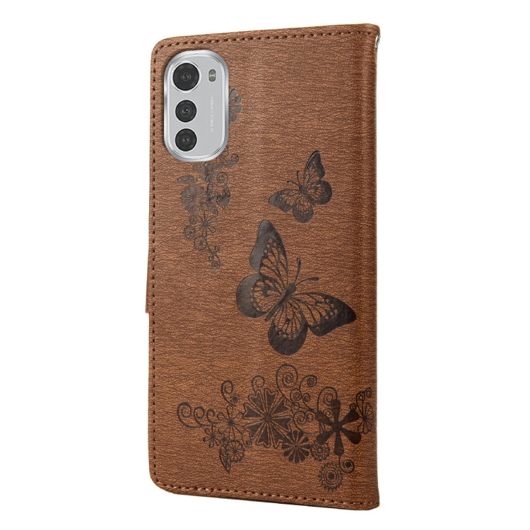 Custodia per cellulare in pelle flip orizzontale con goffratura farfalle, For Motorola Moto E32, For Samsung Galaxy A03, For Samsung Galaxy Xcover6 Pro