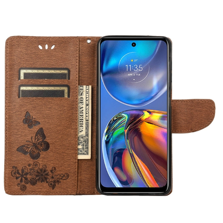 Custodia per cellulare in pelle flip orizzontale con goffratura farfalle, For Motorola Moto E32, For Samsung Galaxy A03, For Samsung Galaxy Xcover6 Pro
