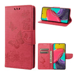 Custodia per cellulare in pelle flip orizzontale con goffratura farfalle, For Motorola Moto E32, For Samsung Galaxy A03, For Samsung Galaxy Xcover6 Pro