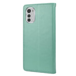 Custodia per telefono in pelle a vibrazione orizzontale con motivo floreale a farfalla con slot per schede e supporto, For Motorola Moto E32, For Samsung Galaxy A03, For Samsung Galaxy Xcover6 Pro