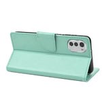 Custodia per telefono in pelle a vibrazione orizzontale con motivo floreale a farfalla con slot per schede e supporto, For Motorola Moto E32, For Samsung Galaxy A03, For Samsung Galaxy Xcover6 Pro