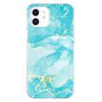 Custodia per cellulare in TPU con motivo in marmo IMD, For iPhone 12 mini, For iPhone 12 / 12 Pro, For iPhone 12 Pro Max, For iPhone 11