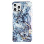 Custodia per cellulare in TPU con motivo in marmo IMD, For iPhone 12 mini, For iPhone 12 / 12 Pro, For iPhone 12 Pro Max, For iPhone 11