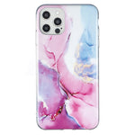 Custodia per cellulare in TPU con motivo in marmo IMD, For iPhone 12 mini, For iPhone 12 / 12 Pro, For iPhone 12 Pro Max, For iPhone 11