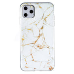 Custodia per cellulare in TPU con motivo in marmo IMD, For iPhone 11 Pro, For iPhone 11 Pro Max, For iPhone XR, For iPhone XS / X