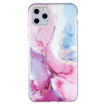 Custodia per cellulare in TPU con motivo in marmo IMD, For iPhone 11 Pro, For iPhone 11 Pro Max, For iPhone XR, For iPhone XS / X