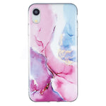 Custodia per cellulare in TPU con motivo in marmo IMD, For iPhone 11 Pro, For iPhone 11 Pro Max, For iPhone XR, For iPhone XS / X