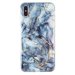 Custodia per cellulare in TPU con motivo in marmo IMD, For iPhone 11 Pro, For iPhone 11 Pro Max, For iPhone XR, For iPhone XS / X