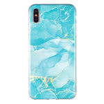 Custodia per cellulare in TPU con motivo in marmo IMD, For iPhone 11 Pro, For iPhone 11 Pro Max, For iPhone XR, For iPhone XS / X