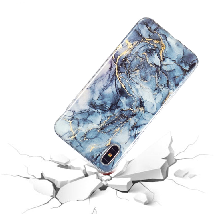 Custodia per cellulare in TPU con motivo in marmo IMD, For iPhone XS Max