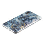 Custodia per cellulare in TPU con motivo in marmo IMD, For iPhone XS Max