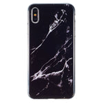Custodia per cellulare in TPU con motivo in marmo IMD, For iPhone XS Max