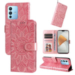 Custodia per telefono in pelle di girasole goffrata, For vivo S12 Pro / V23 Pro, For vivo S12 / V23 5G, For vivo Y15s 2021 / Y15a / Y10 4G, For vivo Y20