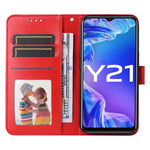 Custodia per telefono in pelle di girasole goffrata, For vivo Y21 2021 / Y21s / Y33s, For vivo Y55 5G / Y75 5G / T1 5G, For vivo Y76s / Y76 5G